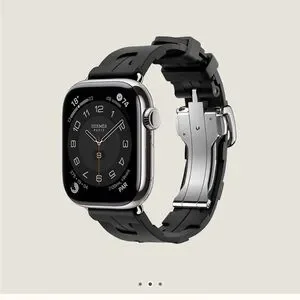 Hermes Accessories Black Band Apple Watch Herms Single Tour 42